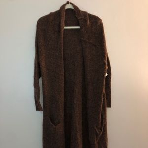 Free people long floor length sweater